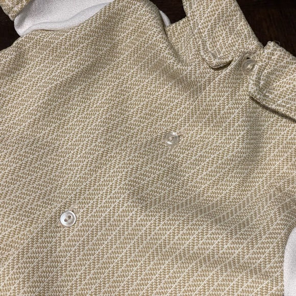 Vintage Mini Togs Matching Outfit Embroidered Collar Button Shirt Elastic Pant - Picture 12 of 16